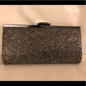 Golden silver clutch